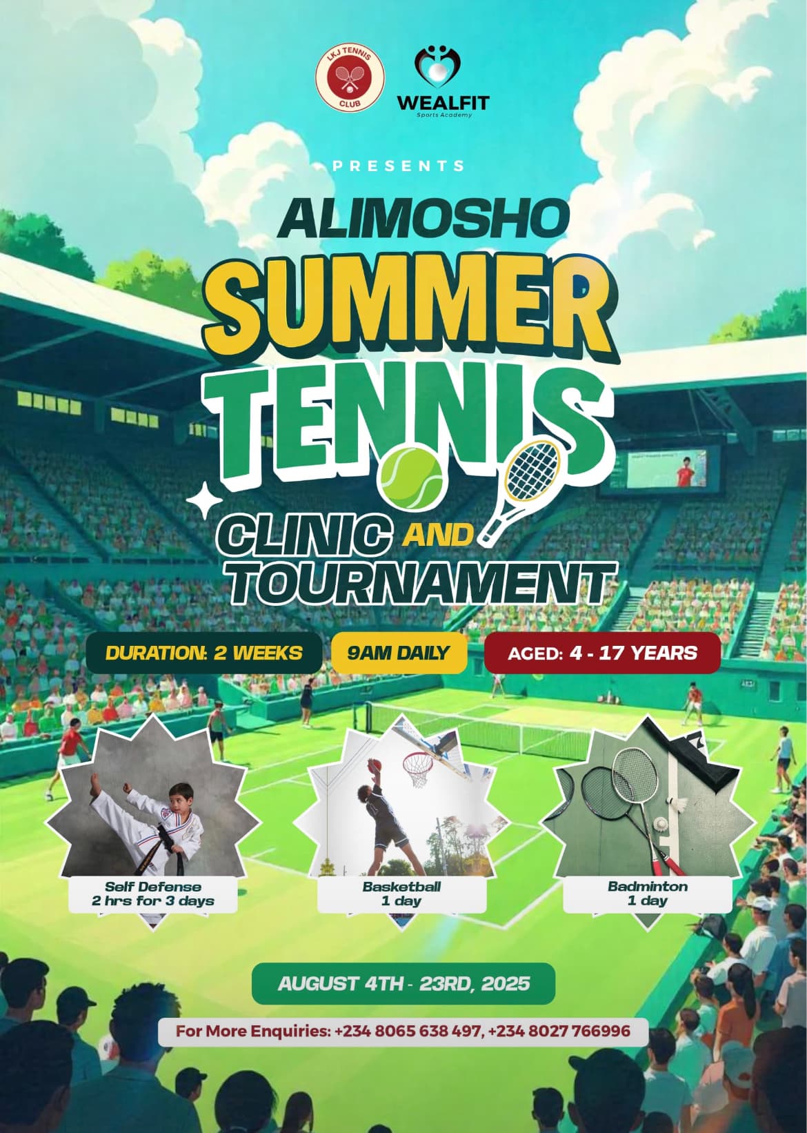 Summer Tennis Program